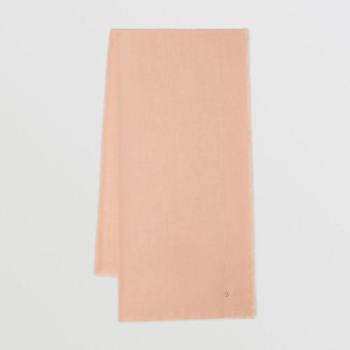  BURBERRY 22年秋冬 女士 專屬標(biāo)識圖案提花羊絨圍巾 80573951