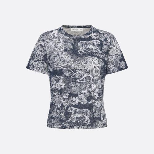  DIOR迪奧 22年秋冬 女士 短袖T恤 T 恤 223T19A4498_X5813