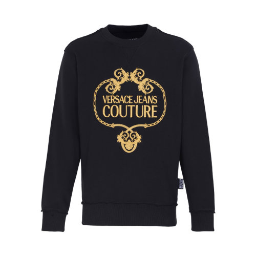 VERSACEJEANS/范思哲牛仔男裝時尚純色LOGE男衛(wèi)衣