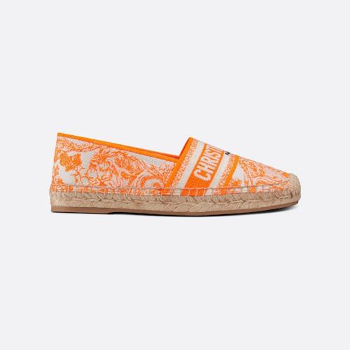  DIOR迪奧 22年秋冬 女士 平底鞋 Espadrille Dior Granville KDB578TJU_S74W