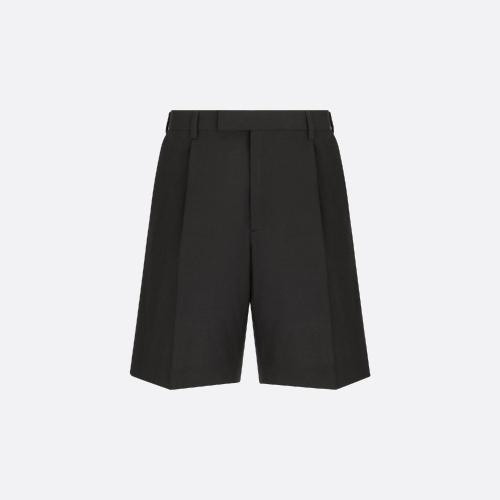  DIOR迪奧 22年秋冬 男士 休閑褲 褶裥短褲 183C140B5606_C900