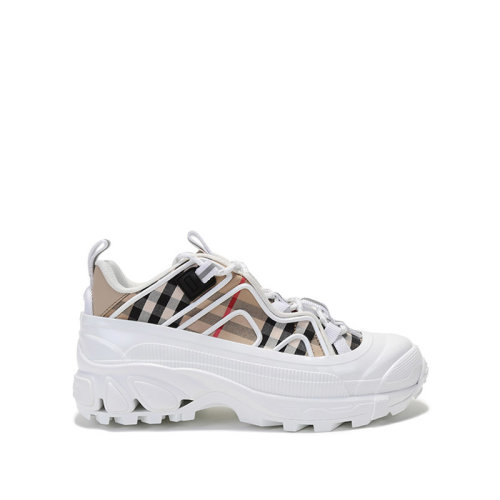 BURBERRY/博柏利 女款織物Arthur系帶休閑運(yùn)動鞋Vintage格紋 80394401