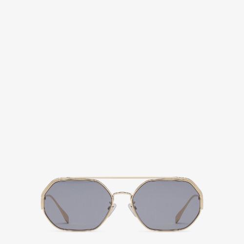  FENDI芬迪 22年秋冬 女士 太陽(yáng)眼鏡 灰色鏡片太陽(yáng)鏡 FOL024V1TF1BIJ