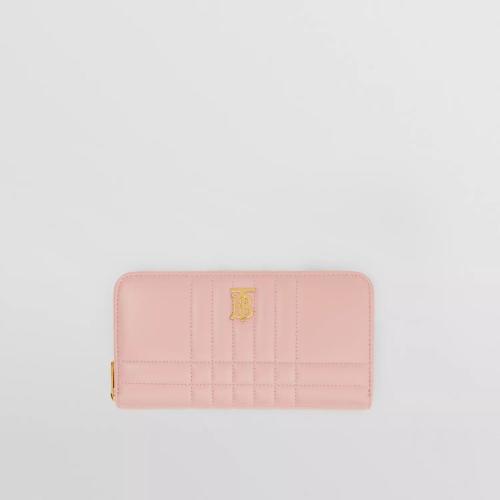  BURBERRY 22年秋冬 女士 Lola – 絎縫皮革蘿納全拉鏈錢夾 80626981