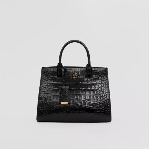  BURBERRY 22年秋冬 女士 迷你壓花皮革 Frances 包 80591321