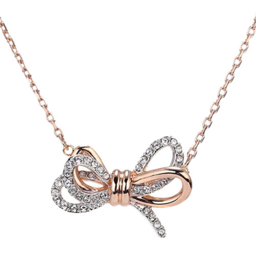 Swarovski/施華洛世奇 蝴蝶結(jié)系列女士仿水晶浪漫永恒時(shí)尚蝴蝶結(jié)吊墜鎖骨鏈項(xiàng)鏈 54406 多色可選