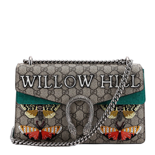 GUCCI/古馳 17年秋冬  女包  女性 gucci  時(shí)尚 酒神 棕色 單肩包 4002499F2EN8041