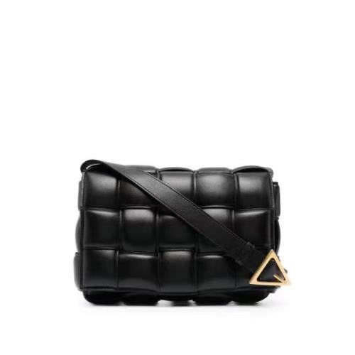 Bottega Veneta/葆蝶家 自然紋理小羊皮雙面正交編織單肩豆腐包 591970 VCQR1 8425【主推】女包