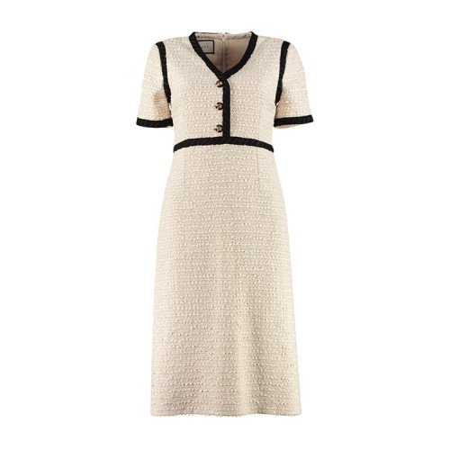 GUCCI/古馳 女裙 時(shí)尚百搭 女士米色棉質(zhì)連衣裙 572387ZAA0O9289