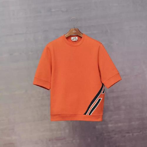  HERMES愛(ài)馬仕 22年秋冬 男士 短袖T恤 T-shirt ??Run H?? H267630HA0SLA