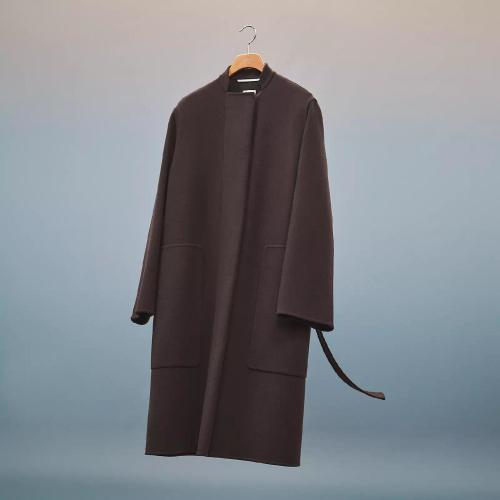  HERMES愛(ài)馬仕 22年秋冬 女士 大衣 Manteau Inspiration Peignoir H2H0140DBE534