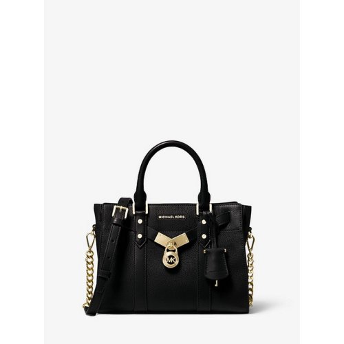  Michael Kors/邁克·科爾斯 女士黑色皮革手提包 30F9G0HS1L 001 PLSX