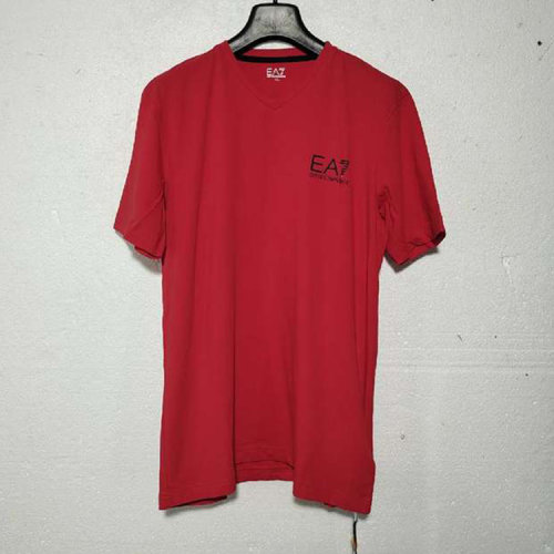 Emporio Armani/安普里奧阿瑪尼 紅色男士短袖T恤