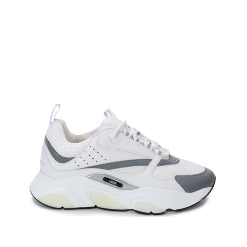 Dior Homme/迪奧桀傲 2021款 男士織物配皮系帶休閑運動鞋 3SN231YJG