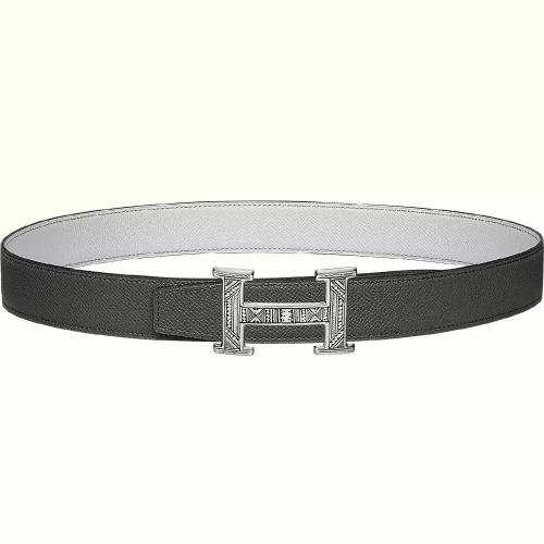  HERMES愛馬仕 22年秋冬 男士 腰帶 Boucle de ceinture H Touareg %26a; Cuir de ceinture rever