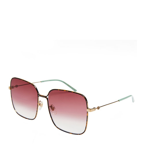 GUCCI/古馳 明星同款 復(fù)古 方形 多邊形 男女款 超輕 鏡框 太陽鏡 合金 全框 墨鏡 眼鏡 GG0443S 60mm GUCCI 古馳