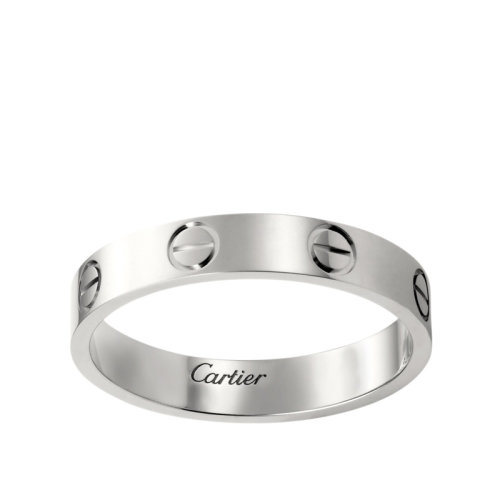 CARTIER/卡地亞 經典款LOVE 950鉑金結婚對戒戒指 B4085300