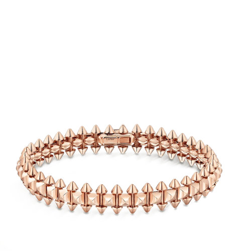 CARTIER/卡地亞 CLASH DE CARTIER系列 中號18k金玫瑰金子彈頭手鏈N6718717