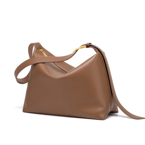 GeleiStory/GeleiStory 2021新款女包單肩包大容量簡(jiǎn)約時(shí)尚純色手提通勤牛二層皮單肩包