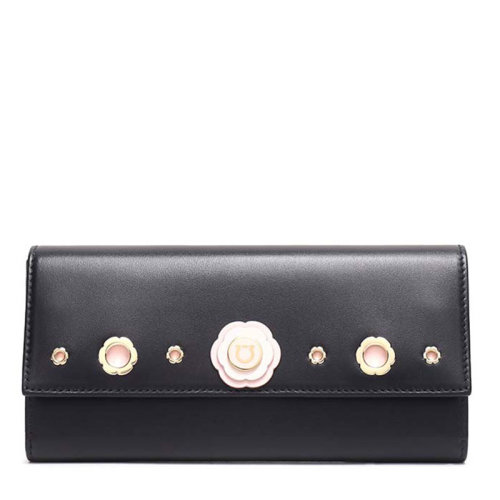 Salvatore Ferragamo/菲拉格慕 女士 女包 黑色皮革卡包錢包 22D253 687490