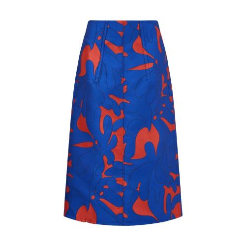  MONCLER蒙可蒙克萊 22年秋冬 女士 半身裙 Jacquard Midi Skirt H20942D00001M2441F75