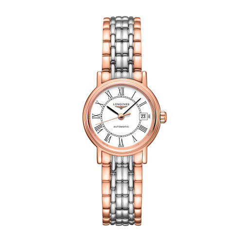 LONGINES/浪琴 時(shí)尚系列 精鋼和紅色PVD涂層 自動(dòng)機(jī)械 女士腕表 L4.321.1.11.7