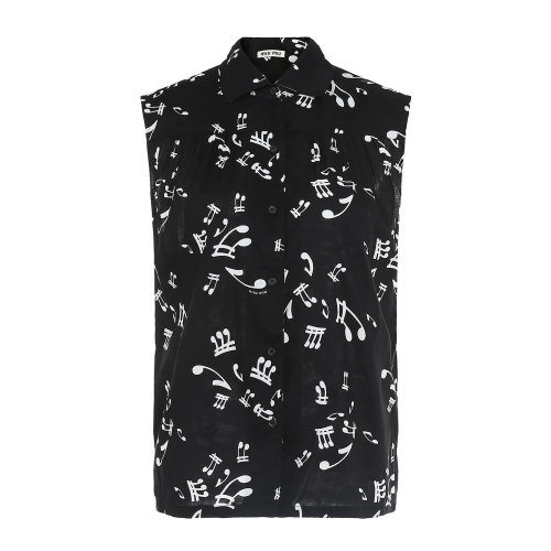 Miu Miu/繆繆 女士無袖T恤