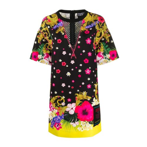  VERSACE JEANS COUTURE 女士多色聚酯纖維連衣裙裙子 D2HVA437 S0666 983 PLFSX