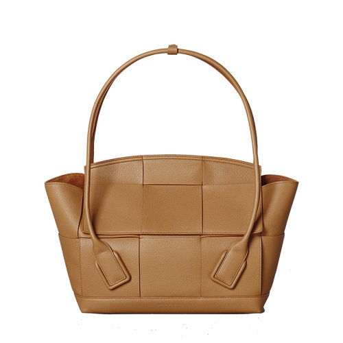 Bottega Veneta/葆蝶家 2020早春新色 ARCO 48系列 小牛皮粒面單肩手提包（3色可選）