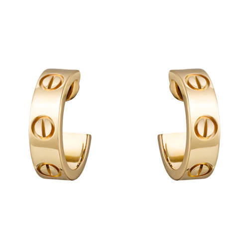CARTIER/卡地亞 經(jīng)典LOVE系列 18K金黃金經(jīng)典LOVE耳環(huán) B8022500