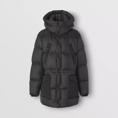  BURBERRY 22年秋冬 男士 徽標(biāo)貼花尼龍羽絨服 80438451