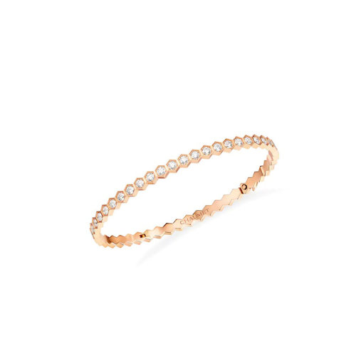 Chaumet/尚美  Bee My Love系列 女士18k金玫瑰金明亮切割鉆石手鏈083434