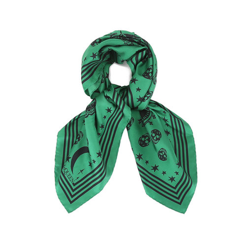 Alexander McQueen/亞歷山大麥昆  女士桑蠶絲圍巾絲巾方巾 665606 3001Q