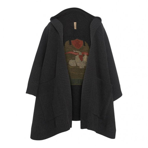 BURBERRY/博柏利 巴寶莉 女士潮流針織斗篷披肩 80072131