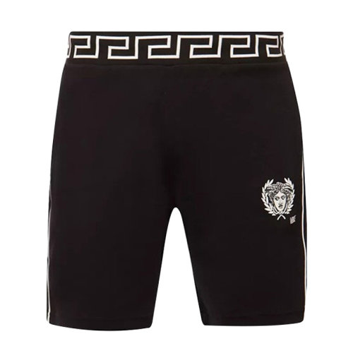 VERSACE 范思哲 男士 服裝 黑色美杜莎圖案印花圖案短褲 男士短褲