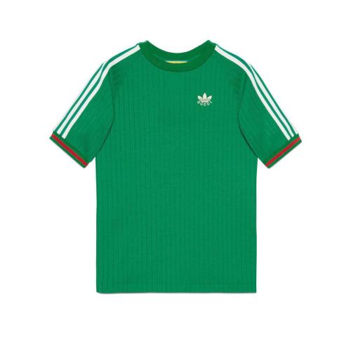  GUCCI古馳 22年秋冬 男士 adidas x Gucci聯(lián)名系列針織T恤 700486 XJEJT 3063