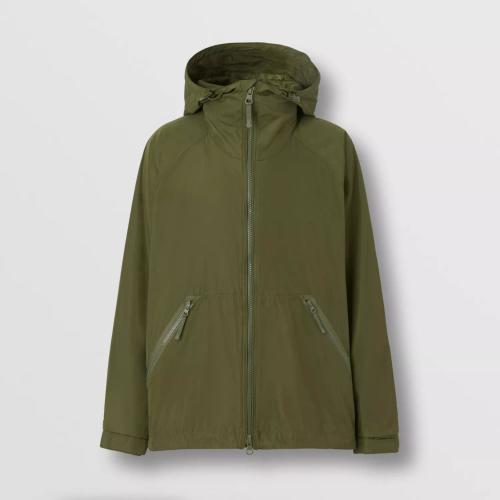  BURBERRY 22年秋冬 男士 徽標(biāo)裝飾便攜式尼龍連帽外套 80559531