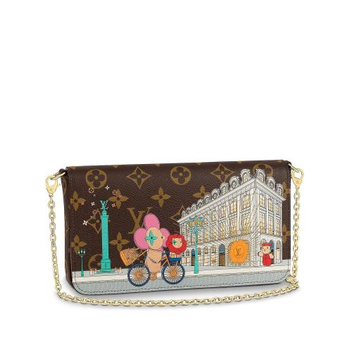  LV路易威登 22年秋冬 女士 單肩包 POCHETTE FéLICIE 鏈條包 M81545