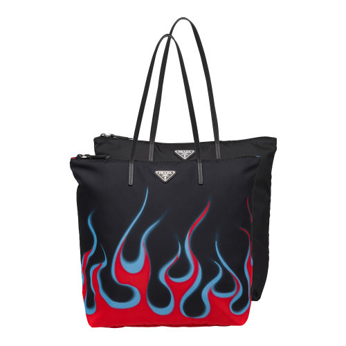 PRADA/普拉達(dá) Prada Twin尼龍手袋購(gòu)物袋組合（包含兩個(gè)尼龍手袋） 1BY300_2CIN_F0N98_V_OO3