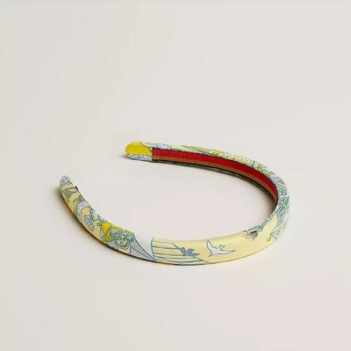  HERMES愛馬仕 22年秋冬 女士 發(fā)帶 Serre-tete Elsa ??La Folle Parade?? H221029G 01TU