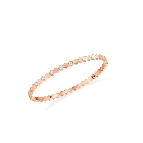 Chaumet/尚美  Bee My Love系列 女士18k金玫瑰金半鑲明亮切割鉆石083433