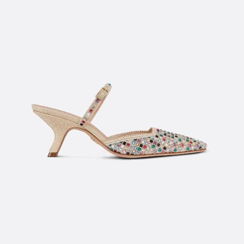  DIOR迪奧 22年春夏 女士 高跟涼鞋 Mule a talon Dior Capture KCP940SQS_S71K