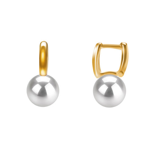 zhuella/珠艾樂 經(jīng)典輕奢系列 日本Akoya海水珠 18K金?耳環(huán)耳釘耳飾