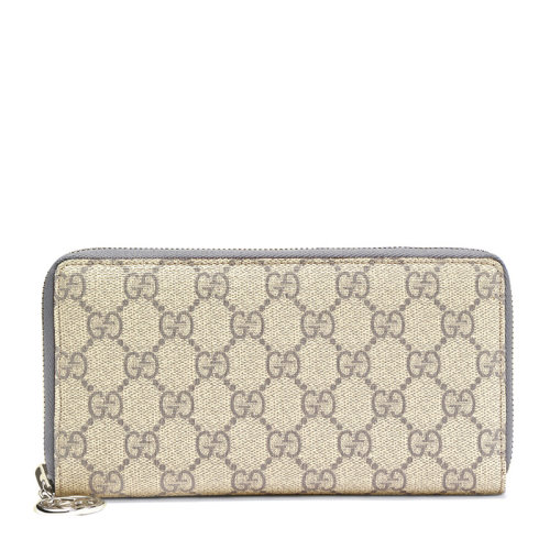 GUCCI 古馳 女士 包袋 帆布雙G印花小號(hào)長(zhǎng)款錢包