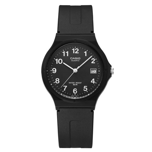 CASIO/卡西歐 手表男復古網(wǎng)紅小黑表時尚休閑石英男士手表MW-59-1B