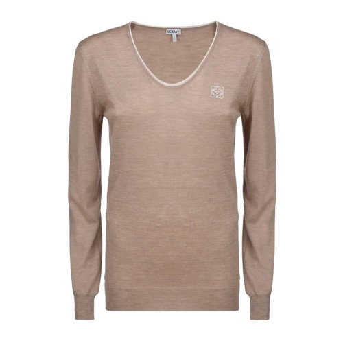 Loewe/羅意威 女士 服裝  米色時(shí)尚毛衣 女士毛衣針織衫