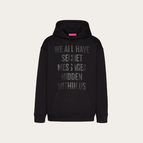  VALENTINO華倫天奴 22年秋冬 女士 衛(wèi)衣 SWEAT-SHIRT EN COTON a IMPRIMé ??WE ALL HA_VE S