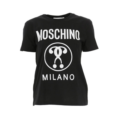 MOSCHINO/莫斯奇諾 女士 雙問號T恤  短袖T恤 E A 0710-201