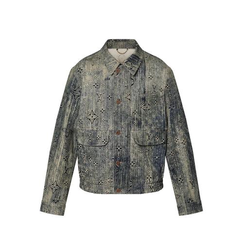  LV路易威登 22年秋冬 男士 夾克 MONOGRAM 牛仔夾克 1AATG1 1AATFV 1AATFW 1AATFX 1AATG2 1AAT