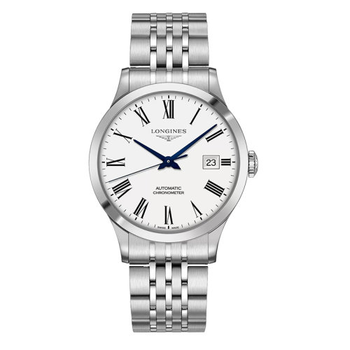 LONGINES/浪琴 RECORD系 自動機(jī)械精鋼男表40毫米L2.821.4.11.6
